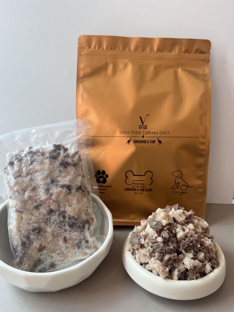 Sous Vide Derma Diet - Kangaroo & Yam (350gx5)