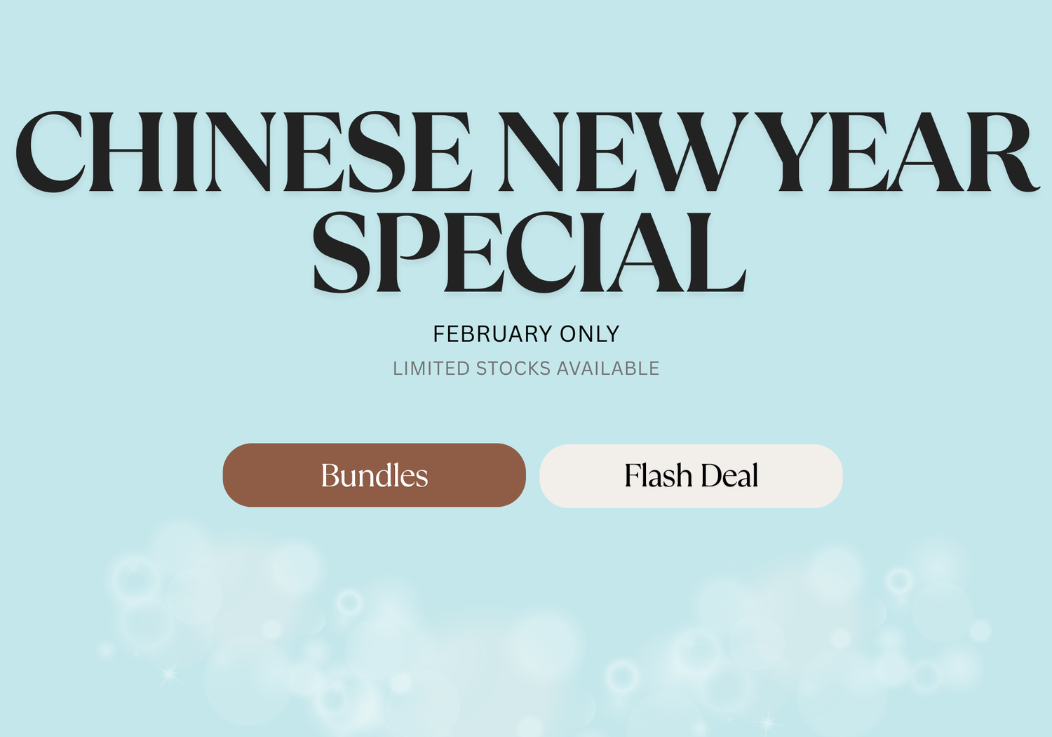 Chinese New Year Specials